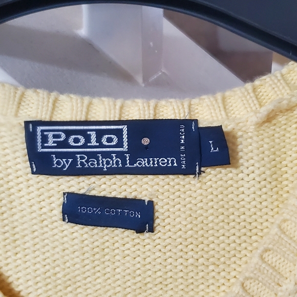 Polo Mens Sleeveless Sweater - Picture 4 of 4